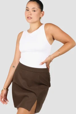 Fayt Skirts | ANA SKIRT CHOCOLATE