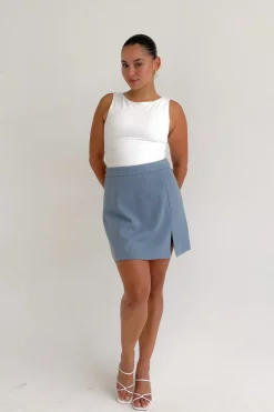 Fayt Skirts | ANA SKIRT POWDER BLUE