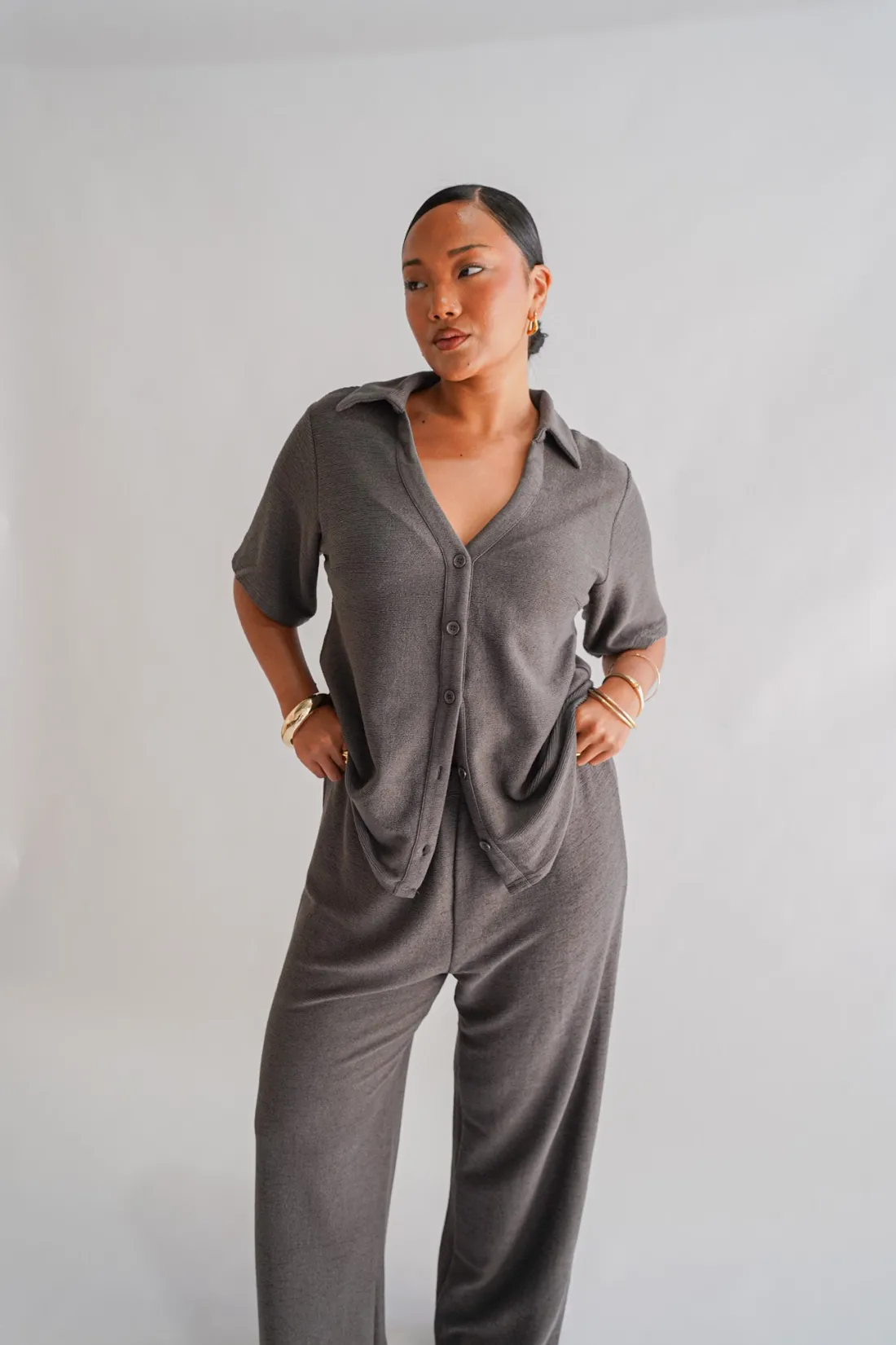 Fayt Tops | Sets | ARDEN SHIRT GREY