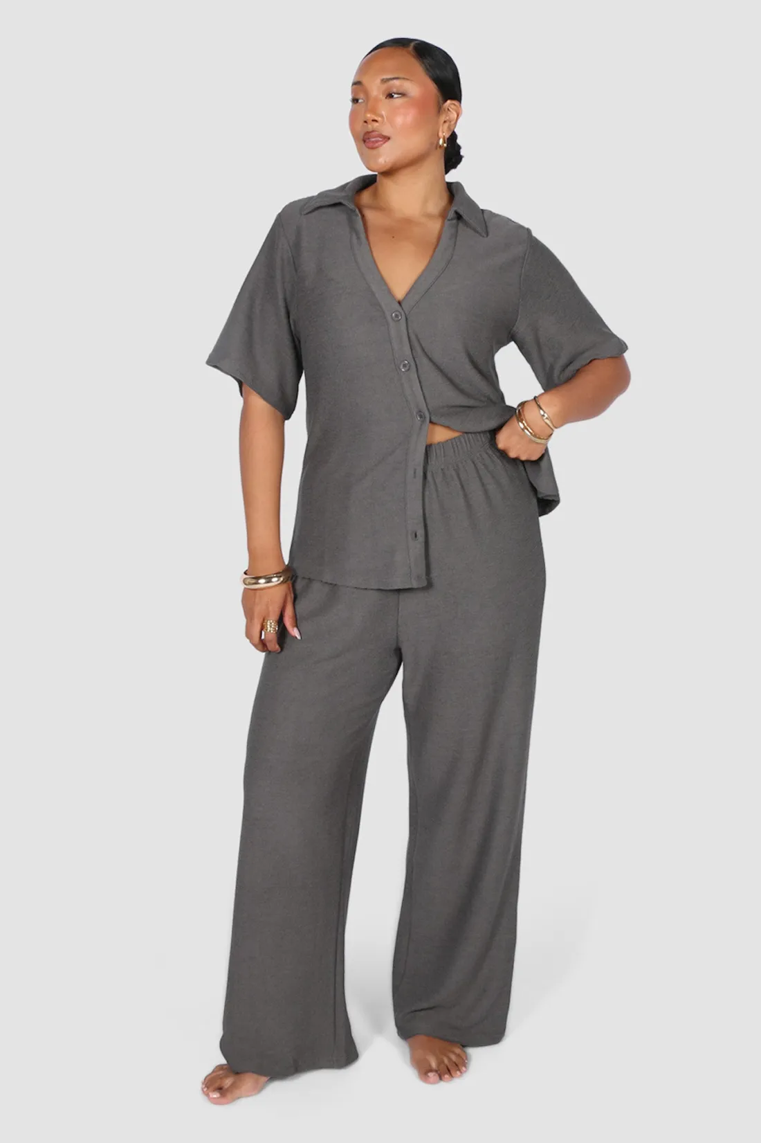 Fayt Tops | Sets | ARDEN SHIRT GREY