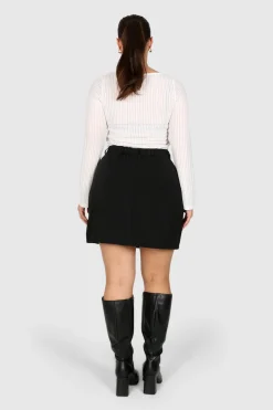 Fayt Skirts | BENNETT SKIRT BLACK