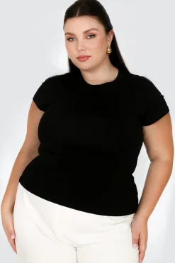 Fayt Tops | BUTTERY TEE BLACK