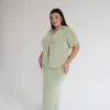 Fayt Tops | CHELSEA FULL LENGTH TOP SOFT GREEN