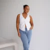 Fayt Tops | COLT TWIST TOP WHITE