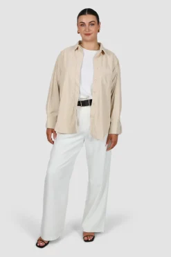 Fayt Tops | Jackets, Knits & Coats | COLTER CORDUROY SHIRT VANILLA