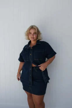Fayt Denim | Jeans | COMO DENIM SHIRT MIDNIGHT BLUE