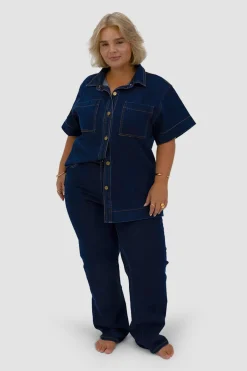 Fayt Denim | Jeans | COMO DENIM SHIRT MIDNIGHT BLUE