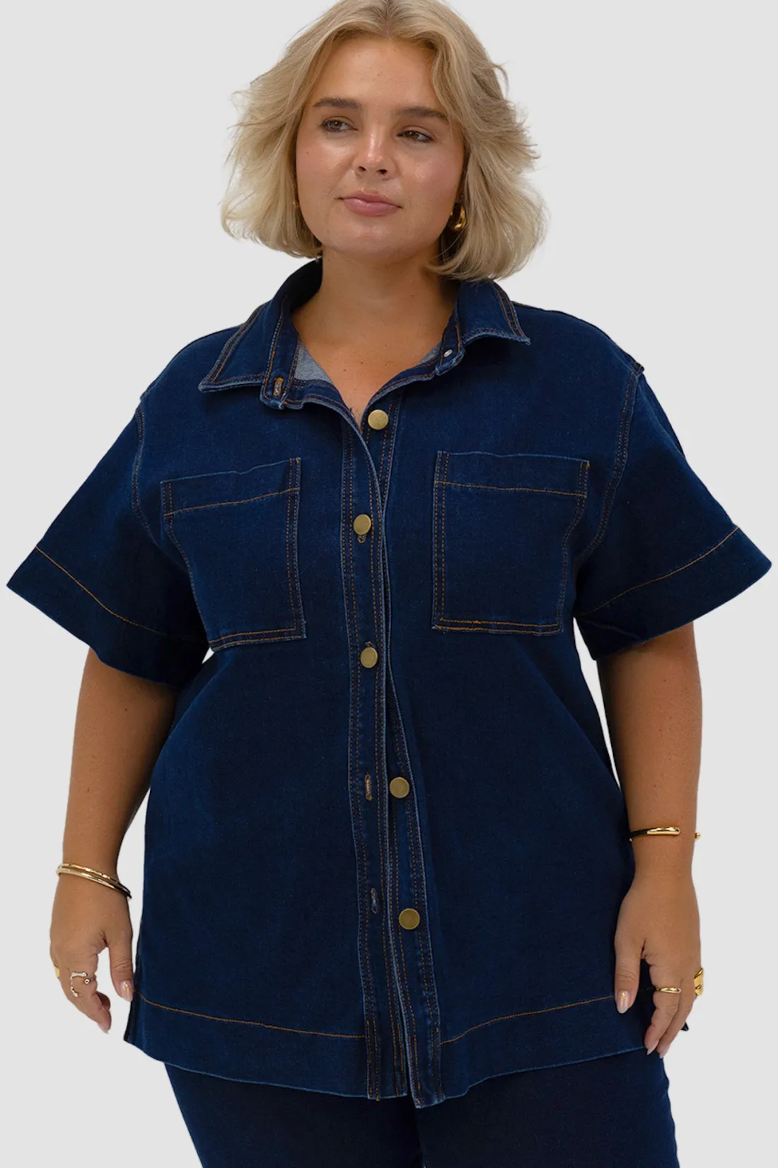 Fayt Denim | Jeans | COMO DENIM SHIRT MIDNIGHT BLUE