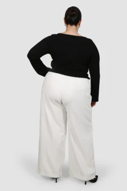 Fayt Tops | Jackets, Knits & Coats | DAKOTA RIBBED TOP BLACK