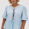 Fayt Tops | FAWN TOP SOFT BLUE