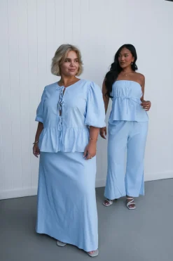 Fayt Tops | FAWN TOP SOFT BLUE