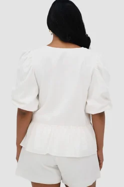 Fayt Tops | Sets | FAWN TOP WHITE