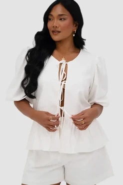 Fayt Tops | Sets | FAWN TOP WHITE