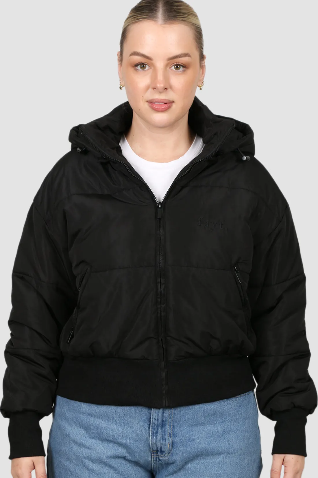 Fayt Activewear | Activewear | PUFFER JACKET BLACK