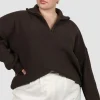 Fayt Tops | Sweaters & Knits | FLETCHER ZIP KNIT ESPRESSO