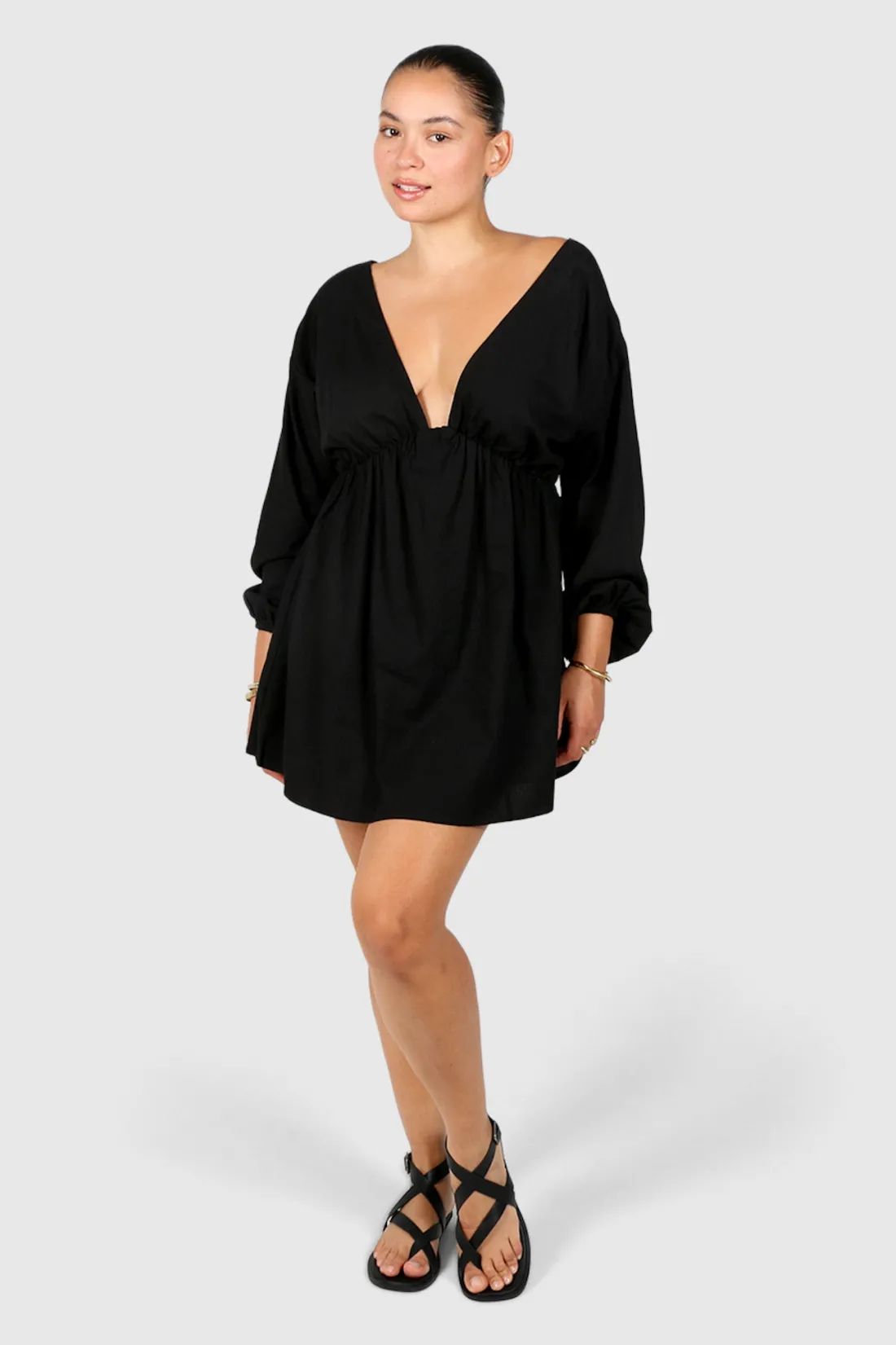 Fayt Dresses | Dresses | FREYA LINEN DRESS BLACK