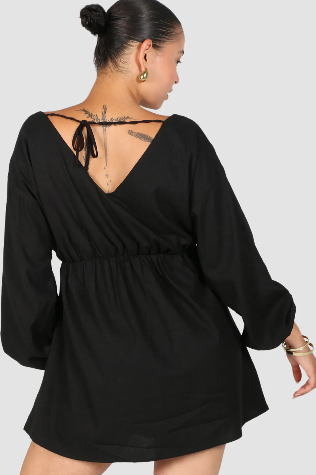 Fayt Dresses | Dresses | FREYA LINEN DRESS BLACK