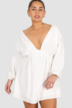 Fayt Dresses | Dresses | FREYA LINEN DRESS WHITE
