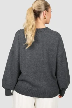 Fayt Tops | Sweaters & Knits | HARPER KNIT GREY
