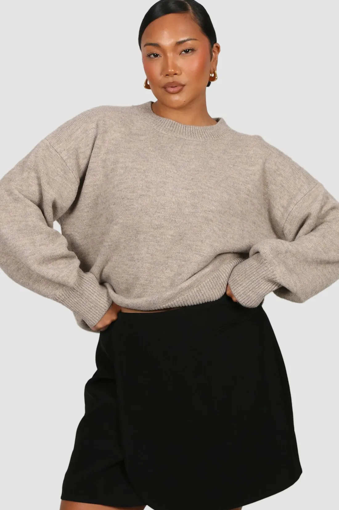 Fayt Jackets, Knits & Coats | Tops | HARPER KNIT NEUTRAL