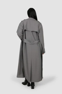Fayt Jackets, Knits & Coats | HENDRIX TRENCH COAT GREY