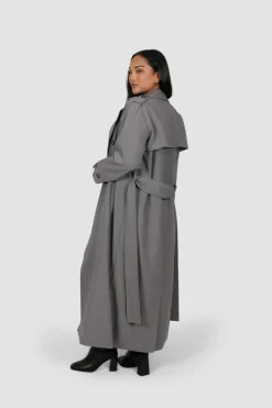 Fayt Jackets, Knits & Coats | HENDRIX TRENCH COAT GREY