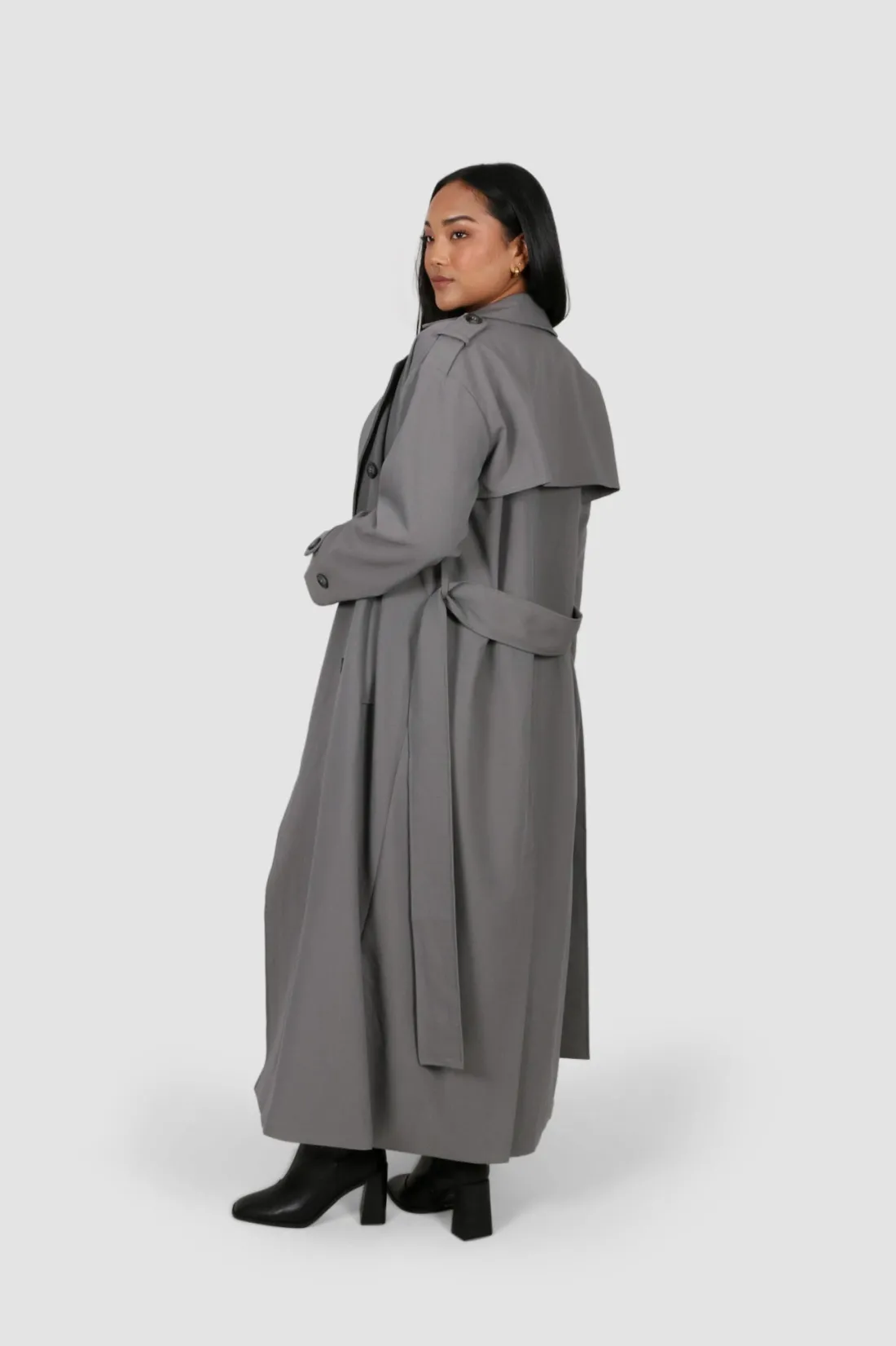 Fayt Jackets, Knits & Coats | HENDRIX TRENCH COAT GREY