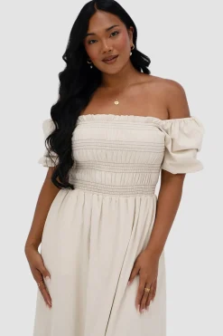Fayt Dresses | Dresses | ISMAE MAXI DRESS NEUTRAL