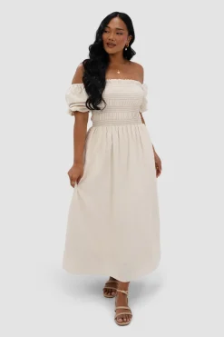Fayt Dresses | Dresses | ISMAE MAXI DRESS NEUTRAL