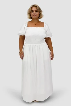 Fayt Dresses | Dresses | ISMAE MAXI DRESS WHITE