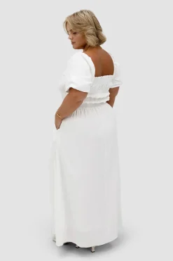 Fayt Dresses | Dresses | ISMAE MAXI DRESS WHITE