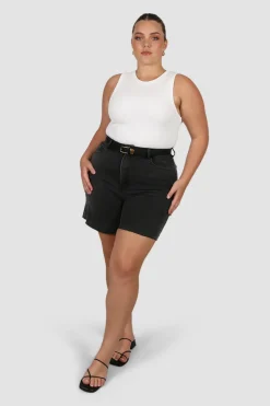 Fayt Denim | Jeans | JAGGER DENIM SHORT BLACK WASH