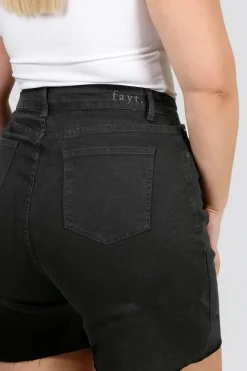 Fayt Denim | Jeans | JAGGER DENIM SHORT BLACK WASH