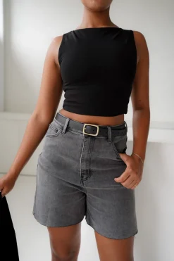 Fayt Denim | Jeans | JAGGER DENIM SHORT GREY WASH