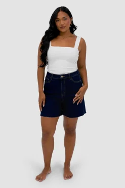 Fayt Denim | Jeans | JAGGER DENIM SHORT MIDNIGHT BLUE