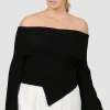 Fayt Tops | Jackets, Knits & Coats | KENDALL KNIT TOP BLACK