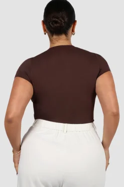 Fayt Tops | LIGHT BUTTERY TEE CHOC