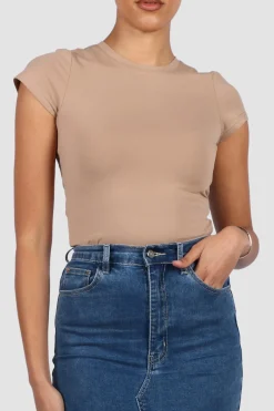 Fayt Tops | LIGHT BUTTERY TEE NEUTRAL