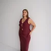 Fayt Skirts | Sets | MARLEY WAFFLE MAXI SKIRT MERLOT