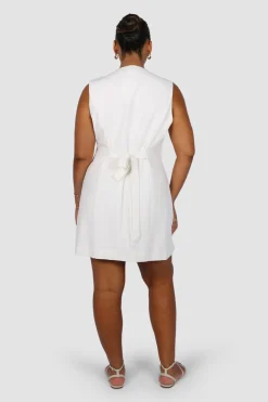 Fayt Dresses | Dresses | MAVEN BUTTON DRESS WHITE