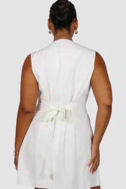 Fayt Dresses | Dresses | MAVEN BUTTON DRESS WHITE
