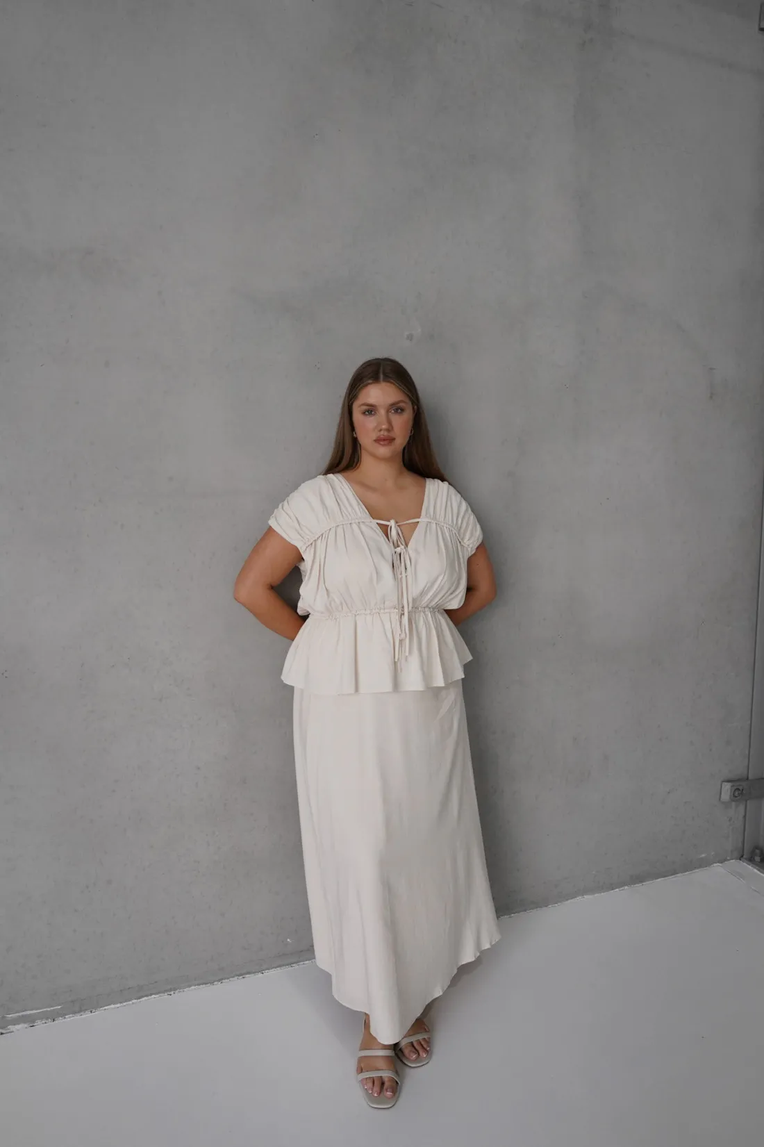 Fayt Skirts | Sets | NIA SKIRT NEUTRAL