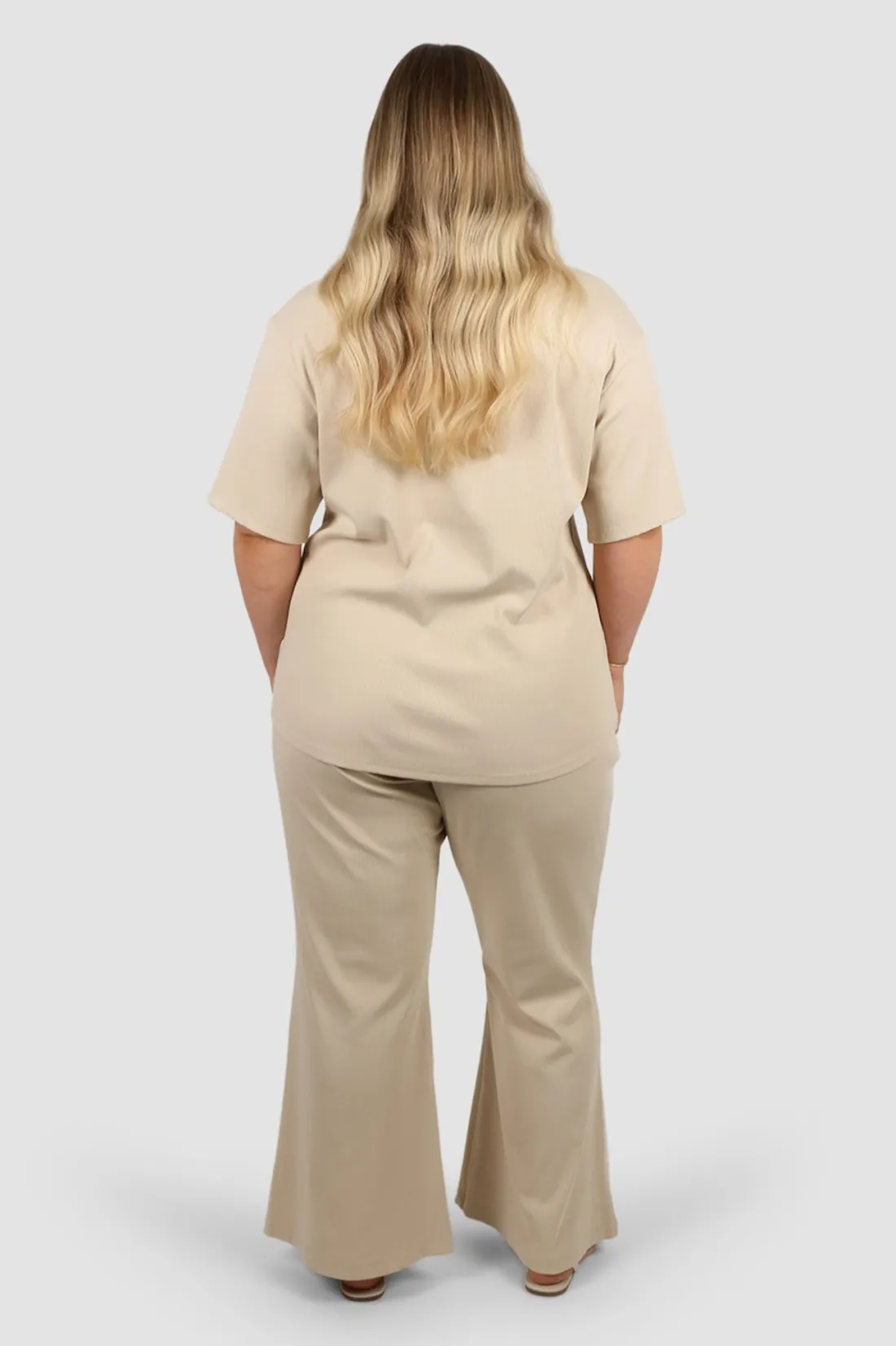 Fayt Tops | Sets | NOLYN RIB TEE VANILLA