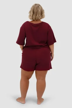 Fayt Tops | Sets | NOLYN RIB TEE WINE
