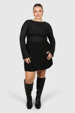 Fayt Skirts | PORTER SKIRT BLACK