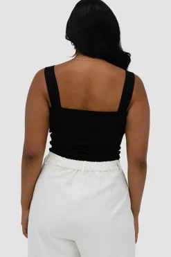 Fayt Tops | QUINN FULL LENGTH TOP BLACK