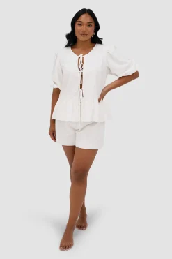 Fayt Sets | RUBEN SHORTS WHITE