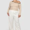 Fayt Sweaters & Knits | Tops | RUMI L/S TOP CREAM