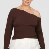 Fayt Tops | Jackets, Knits & Coats | RUMI RIB TOP ESPRESSO