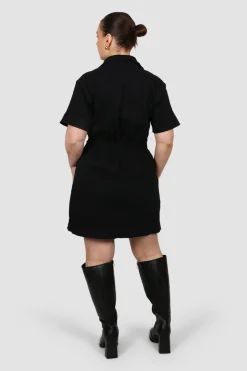 Fayt Dresses | Dresses | SAVEIRA DENIM DRESS BLACKOUT